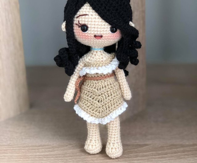 ポカホンタス人形、かぎ針編み人形、手作り人形、工芸品 - ショップ