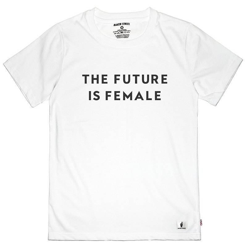 British Fashion Brand -Baker Street-The Future Is Female Print T-shirt