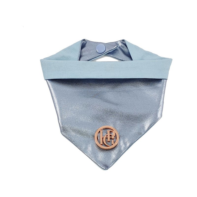 Australia Happy Go Puppy Pet Scarf - Sparkling Lake (Light Blue) - Clothing & Accessories - Cotton & Hemp 