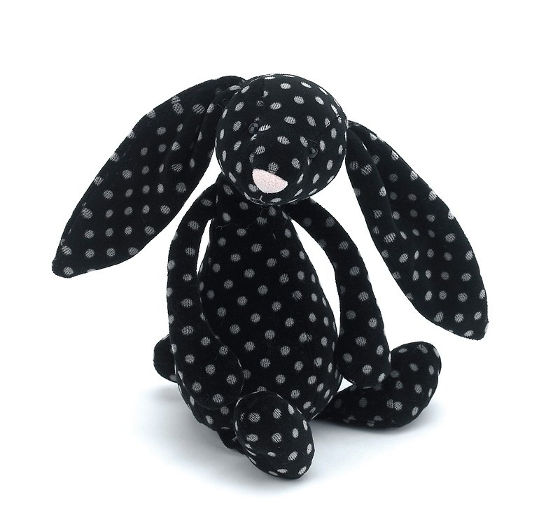 Jellycat Bashful Millie Rabbit 23cm - ตุ๊กตา - ผ้าฝ้าย/ผ้าลินิน สีดำ
