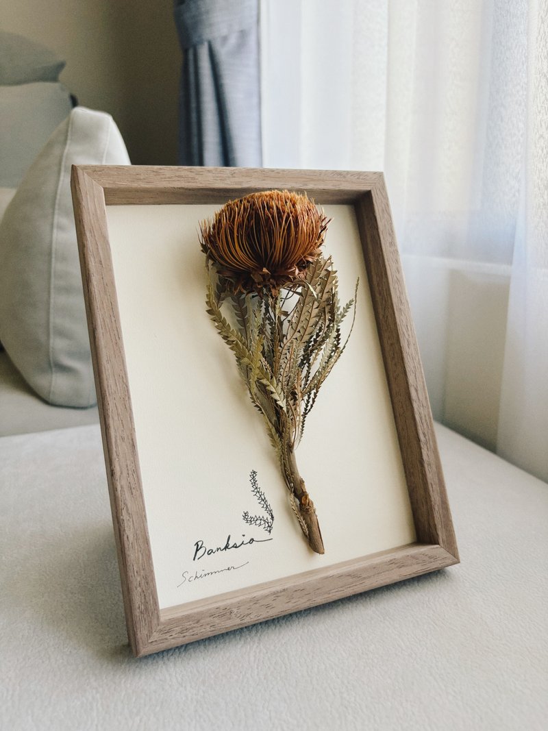 北歐自然系生活 植物標本畫框∣山茂堅.山龍眼花 - 擺飾/家飾品 - 植物．花 