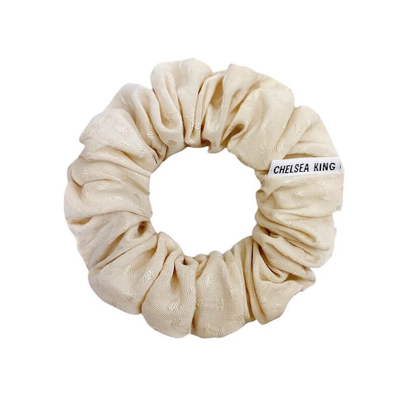 Canada Chelsea King Poppy Series-Small Size Ruffle Hair Bundle-Cream White - Hair Accessories - Other Man-Made Fibers 