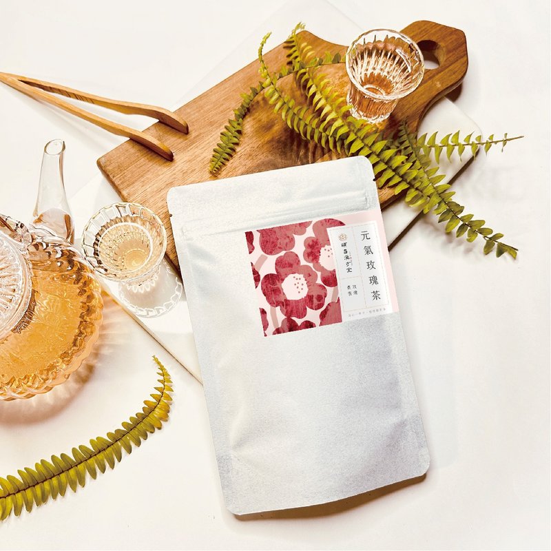 元氣玫瑰茶 漢方養生茶 10入 玫瑰 黃耆 紅棗 枸杞 - 養生/保健食品/飲品 - 新鮮食材 粉紅色