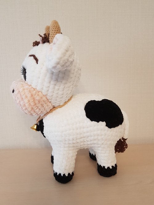 Milk Cow Crochet Plush Stuffed Toy, Crochet Animal, Happy Farm, Custom  Color, - Shop MagictoysBY Kids' Toys - Pinkoi