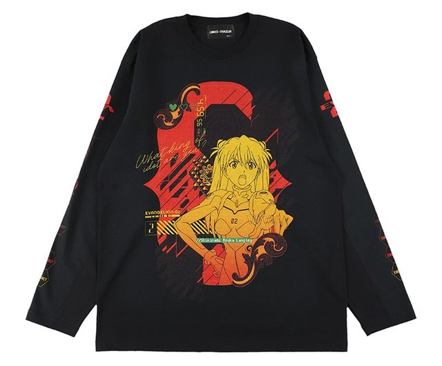 EVANGELION x QOOZA / LONG SLEEVE TEE -ASUKA1-Q0052 - Shop
