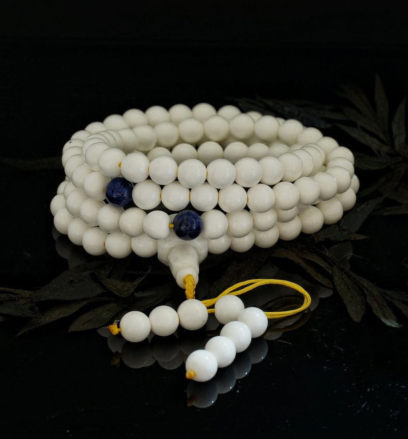 Tridacna 108pcs 8mm Lapis Rosary Bracelet - สร้อยข้อมือ - เปลือกหอย 