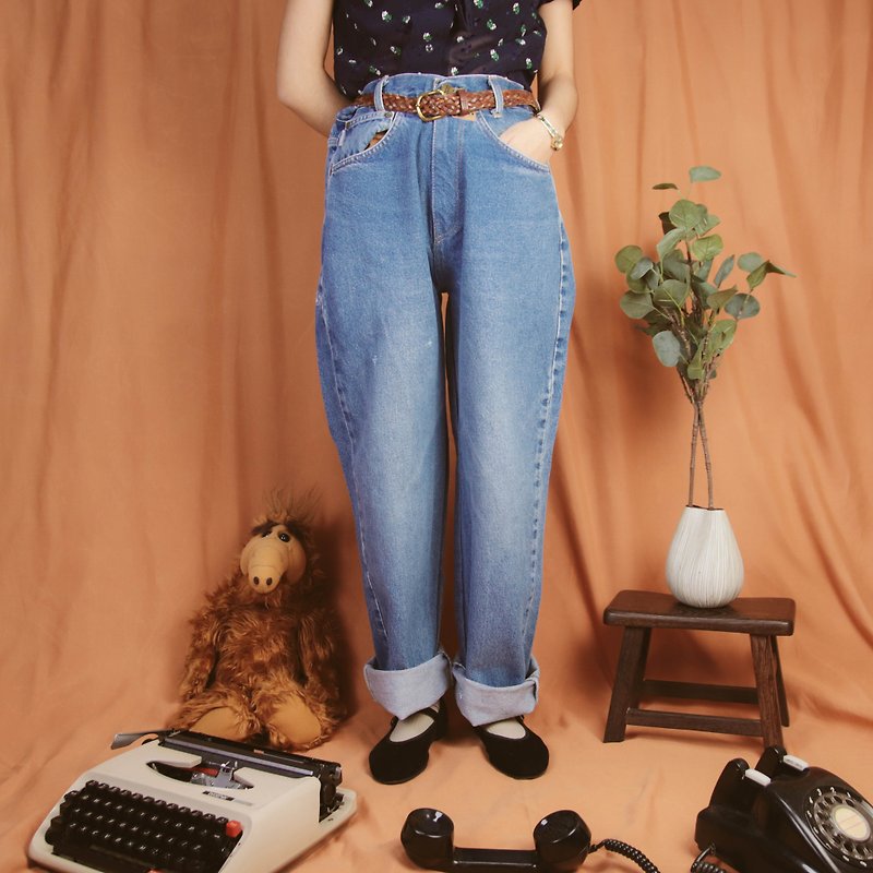 Carhartt denim trousers w01, 29 waist, denim trousers【Tsubasa.Y Vintage House】 - กางเกงขายาว - ผ้าฝ้าย/ผ้าลินิน สีน้ำเงิน