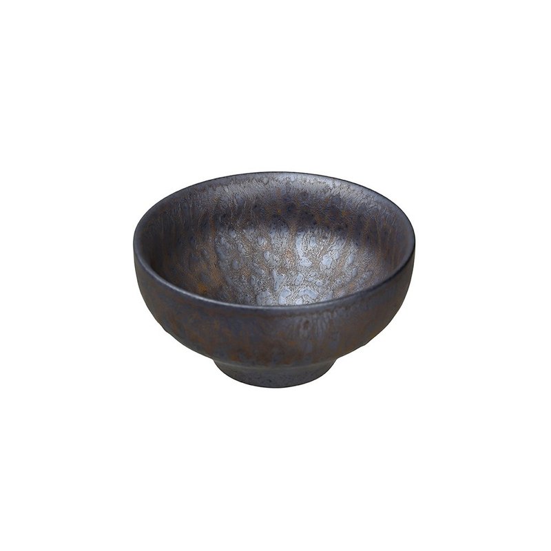 Iron Glaze Bowl-01 - ถ้วยชาม - ดินเผา สีดำ