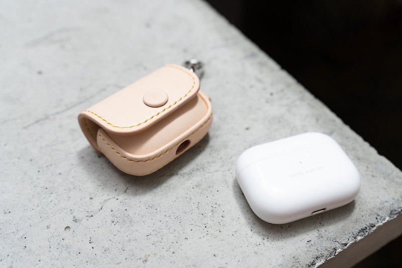 Minerva hand-made airPods Pro Case leather protective cover TYPE-03 - แกดเจ็ต - หนังแท้ 