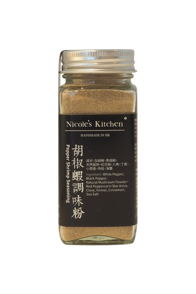 胡椒蝦調味粉Pepper Shrimp Seasoning - 醬料/調味料 - 玻璃 白色