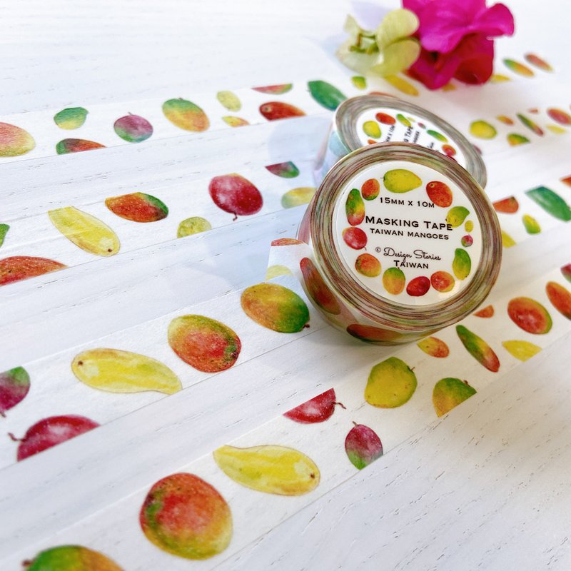 Mango masking tape - Washi Tape - Paper Orange