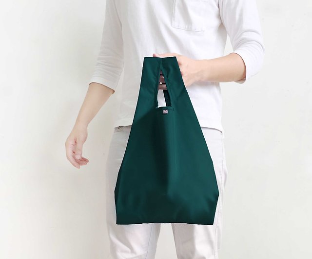 U3 No. 3 Recycled Shopping Bag / Modified Recycled / Chrome Green - สตูดิโอ  Te-A กระเป๋าถือ - Pinkoi