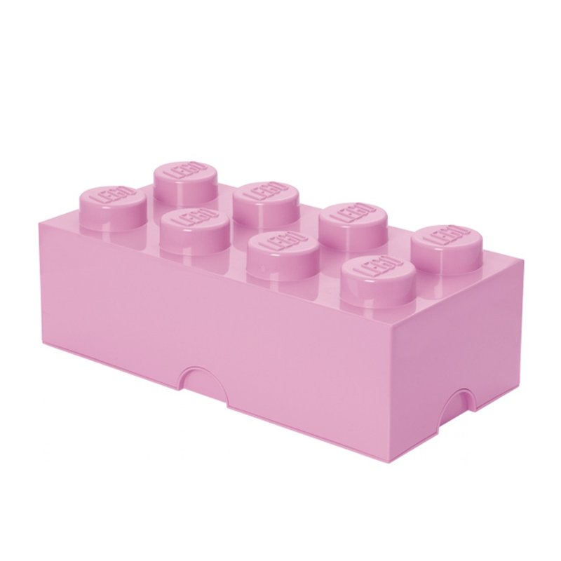 Room Copenhagen LEGO 8-convex storage box-light pink (40040638) gift - Storage - Other Materials 