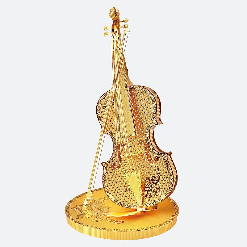 バイオリン - 置物 - 銅・真鍮 ゴールド