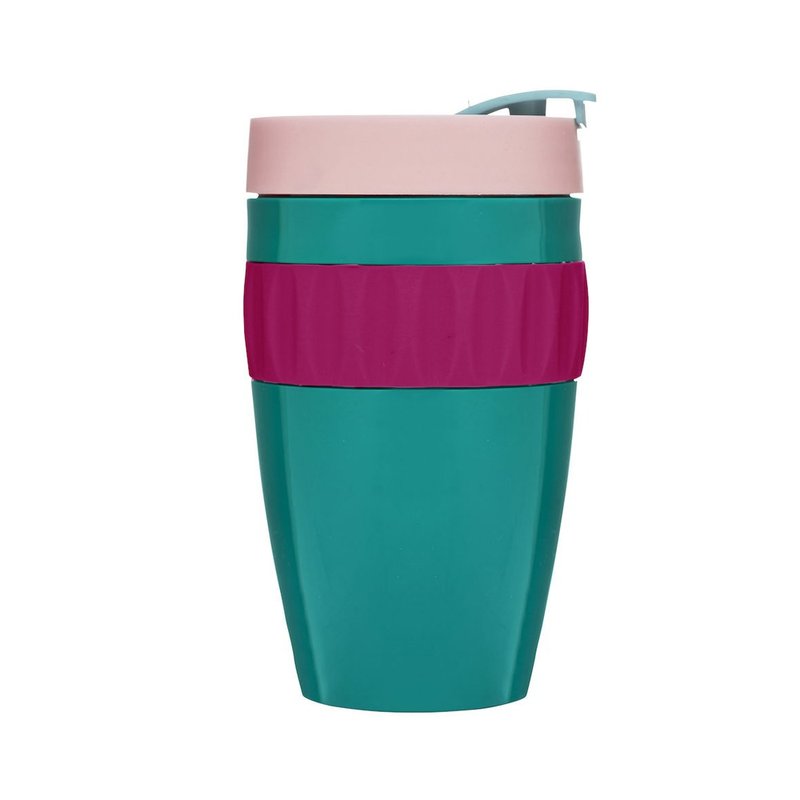 【瑞典sagaform】Tritan環保無毒材質耐熱隨行杯-藍綠 - 其他杯子 - 塑膠 