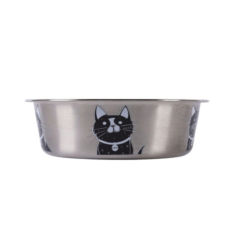 【MPETS】食品級不銹鋼碗! 貓/狗家族不鏽鋼碗 - 寵物碗/碗架/自動餵食器 - 其他材質 多色