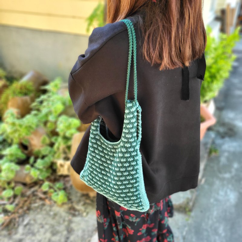 Dual two tone bunny bag - Handbags & Totes - Cotton & Hemp 