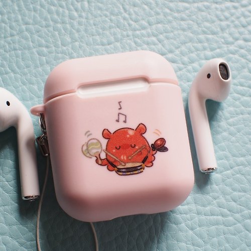 Powered By Hamsters 八爪魚/ 小章魚樂師, airpods 保護殼