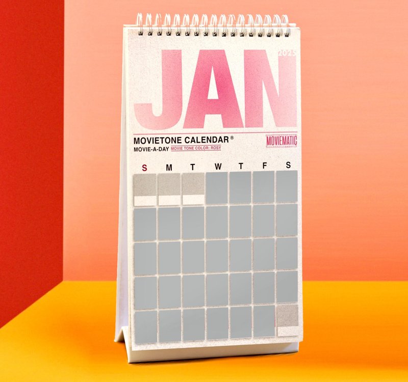 Moviematic 2025 MOVIETONE Scratch-Off Calendar - Calendars - Paper 