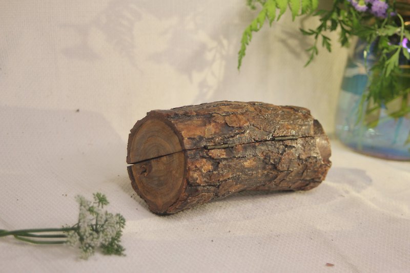 Log box :  | Xī Shù | tree branch storage box - กล่องเก็บของ - ไม้ สีนำ้ตาล