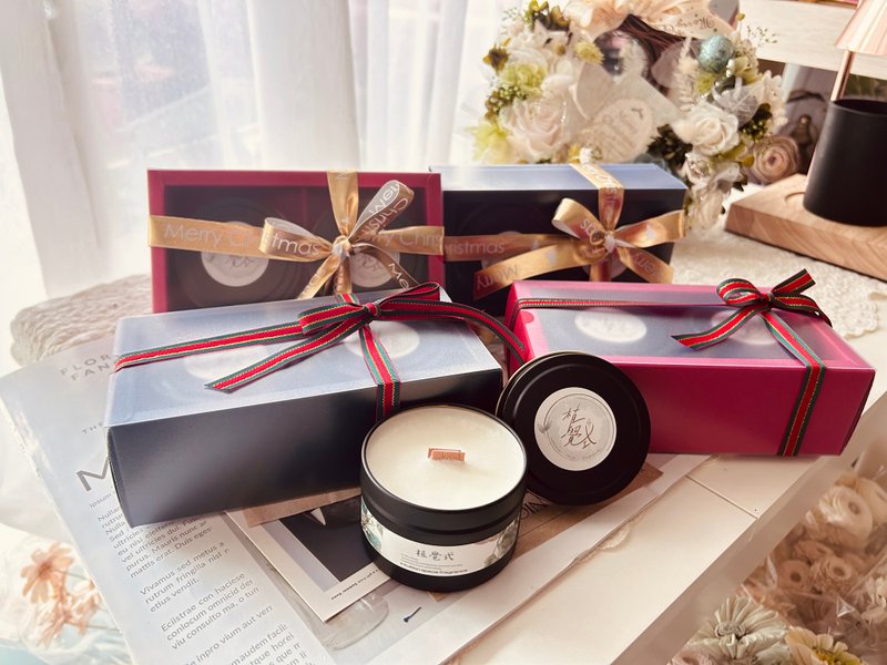 Plant-style Christmas candle gift box - Candles & Candle Holders - Wax 