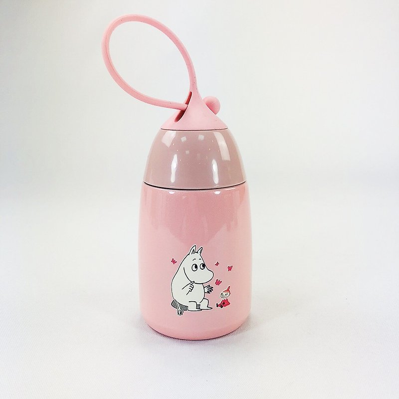 Moomin 噜噜米授权-Powder Mini Thermos (Pink) - Other - Other Metals Red