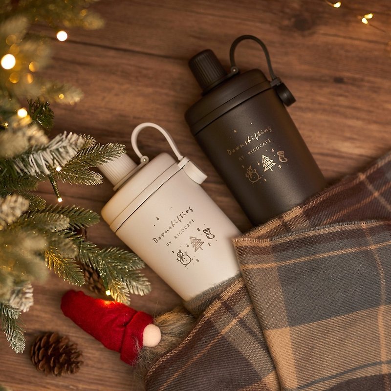 [Christmas Limited Edition] Ricocafe Ceramic Coated COOLID Cup 800ml #ExchangeGift - Vacuum Flasks - Other Metals 