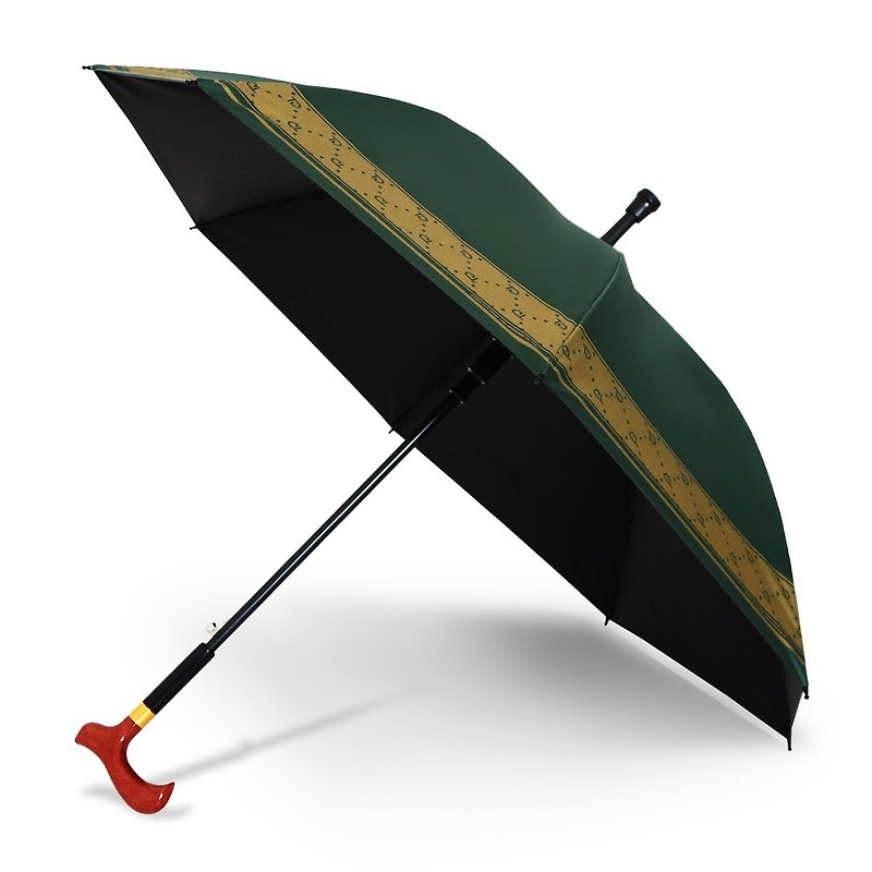Ssangyong TD brand name Yingjue vinyl cooling leisure umbrella automatic straight umbrella (forest green) - ร่ม - วัสดุกันนำ้ สีเขียว