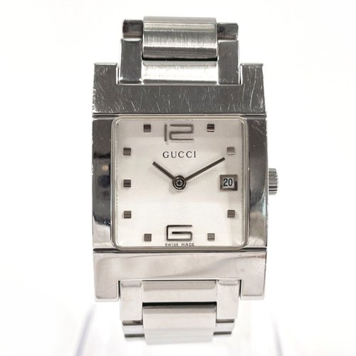 【美品】GUCCI ステンレススチール 腕時計 GUCCI/グッチ】 MG-370 旧紋章 日本未発売 腕時計 GP/ステンレス