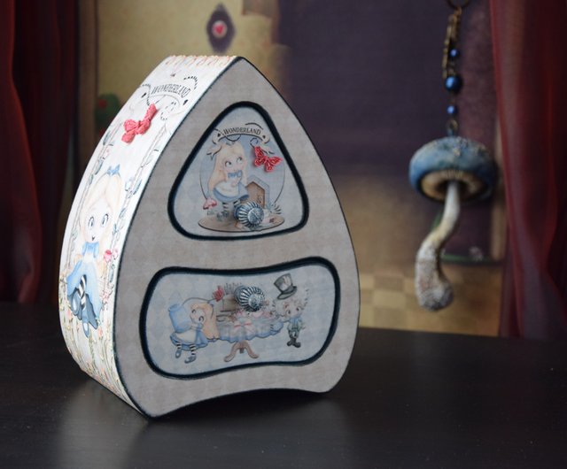 Alice in Wonderland Jewelry Box Gift for Kid