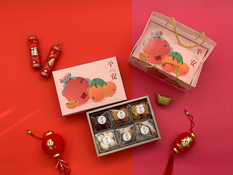2024 Year of the Dragon New Year Gift Box_Good Luck and Good Luck Type A - Cake & Desserts - Other Materials 