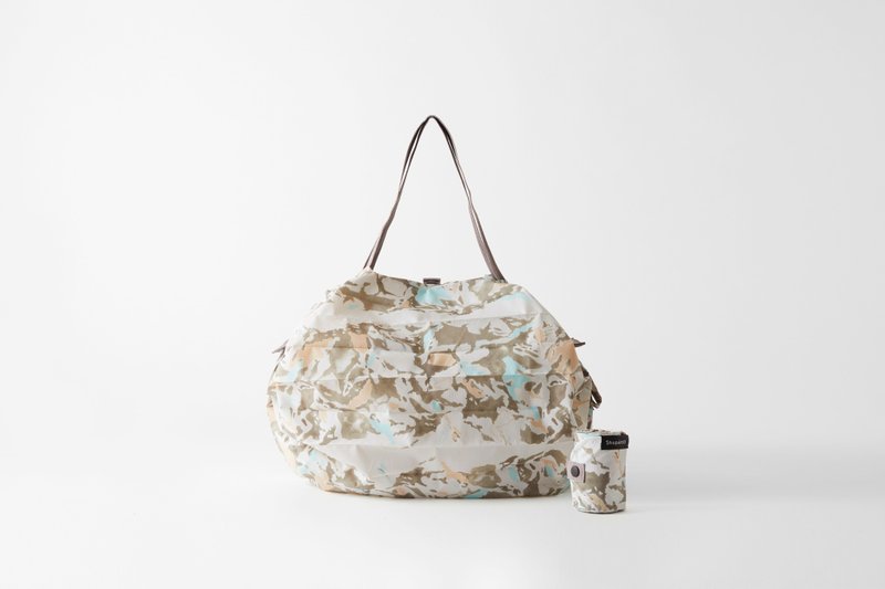 Foldable Tote M - Snowy Peaks (Far North) - Handbags & Totes - Nylon Multicolor