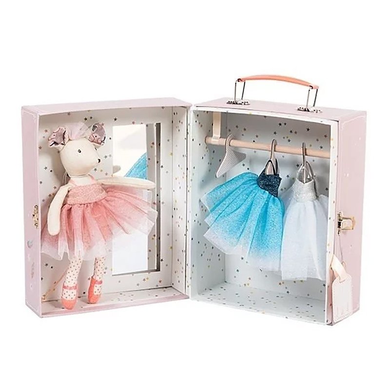 French Moulin Roty Small Wardrobe Set-Ballerina - Kids' Toys - Other Materials 