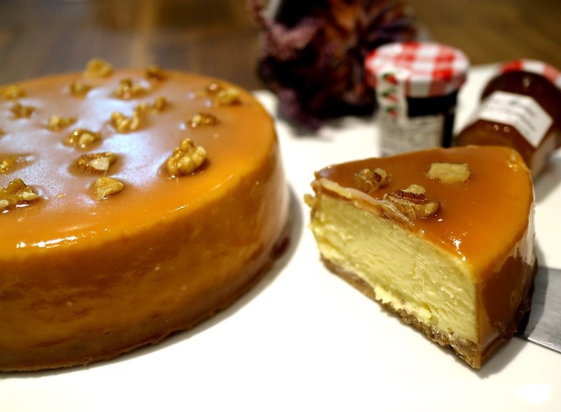 Caramel jellyfish cheesecake - Cake & Desserts - Fresh Ingredients 