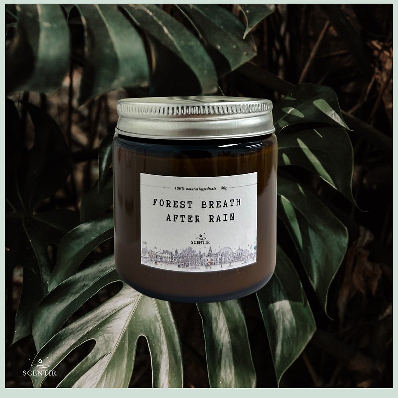 Essential Oil Candle - Forest breath after rain - Fragrances - Essential Oils Multicolor