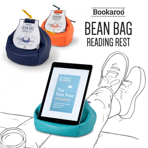Bookaroo 豆莢支架收納袋英國IF文創Bookaroo手機平板ipad電腦支架書架輕便