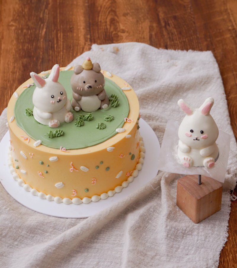 【Decoration Course】Cream Cake 3D Small Animals - Cuisine - Fresh Ingredients 