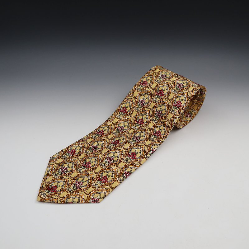 Pumpkin Vintage. Christian Dior silk handmade tie - Ties & Tie Clips - Silk 