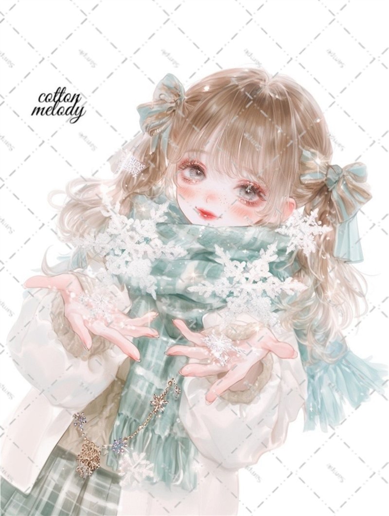 original sticker no.7548 人物ステッカー オリジナルステッカー 人物ステッカー 女の子ステッカー オリジナル人物ステッカー - 貼紙 - 紙 