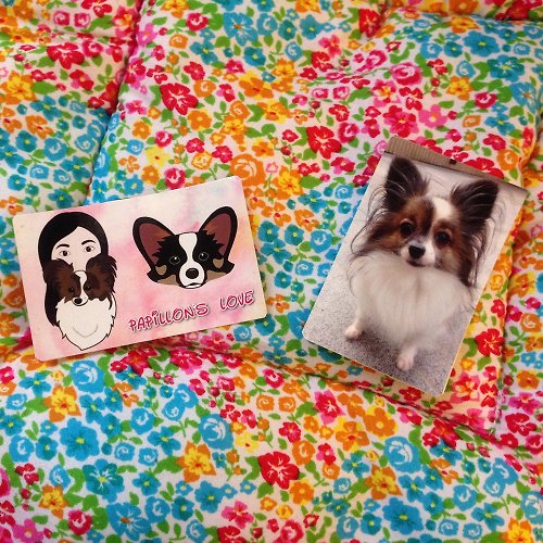 VV Pet 客製化寵物紀念品 客製化悠遊卡貼紙(一組2張)