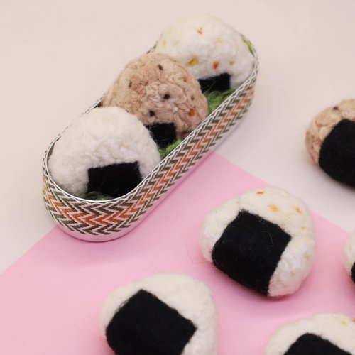 羊毛フェルト手作り寿司シリーズおにぎり和食ランチ手作り