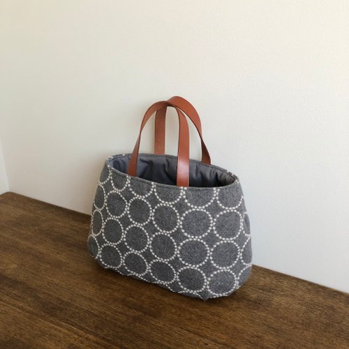 ふっくらトートバッグ ミナペルホネンタンバリン ハンドメイド