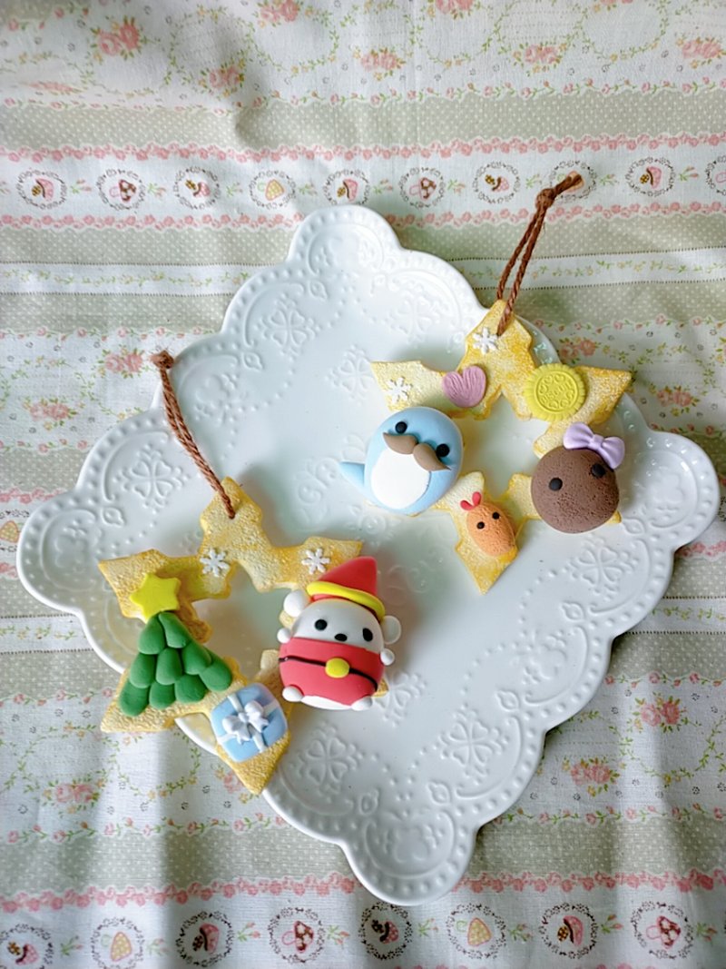 [Christmas gift hand-made DIY material package]**kehto**small pet Christmas tree charm - Other - Clay 