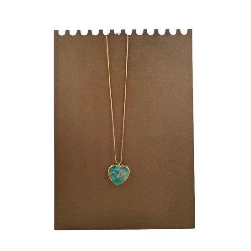 wooden necklace board long MDF - Storage - Wood White