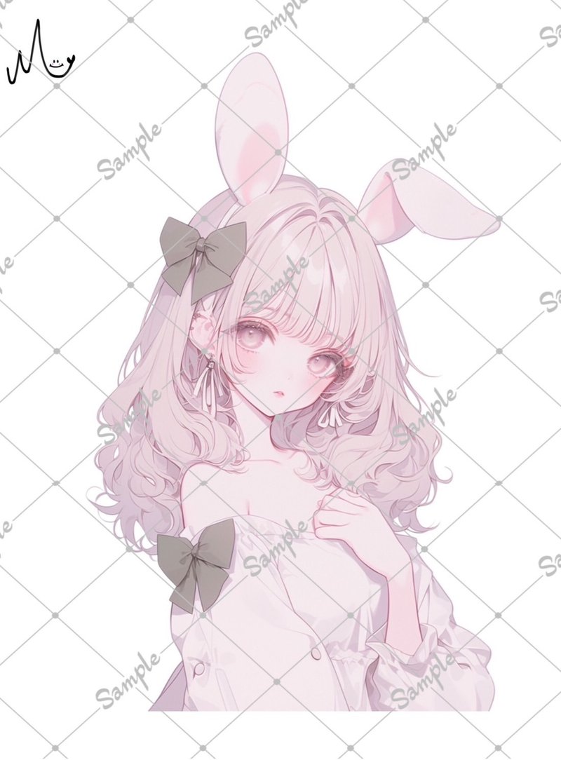 オリジナル人物ステッカー - 貼紙 - 紙 