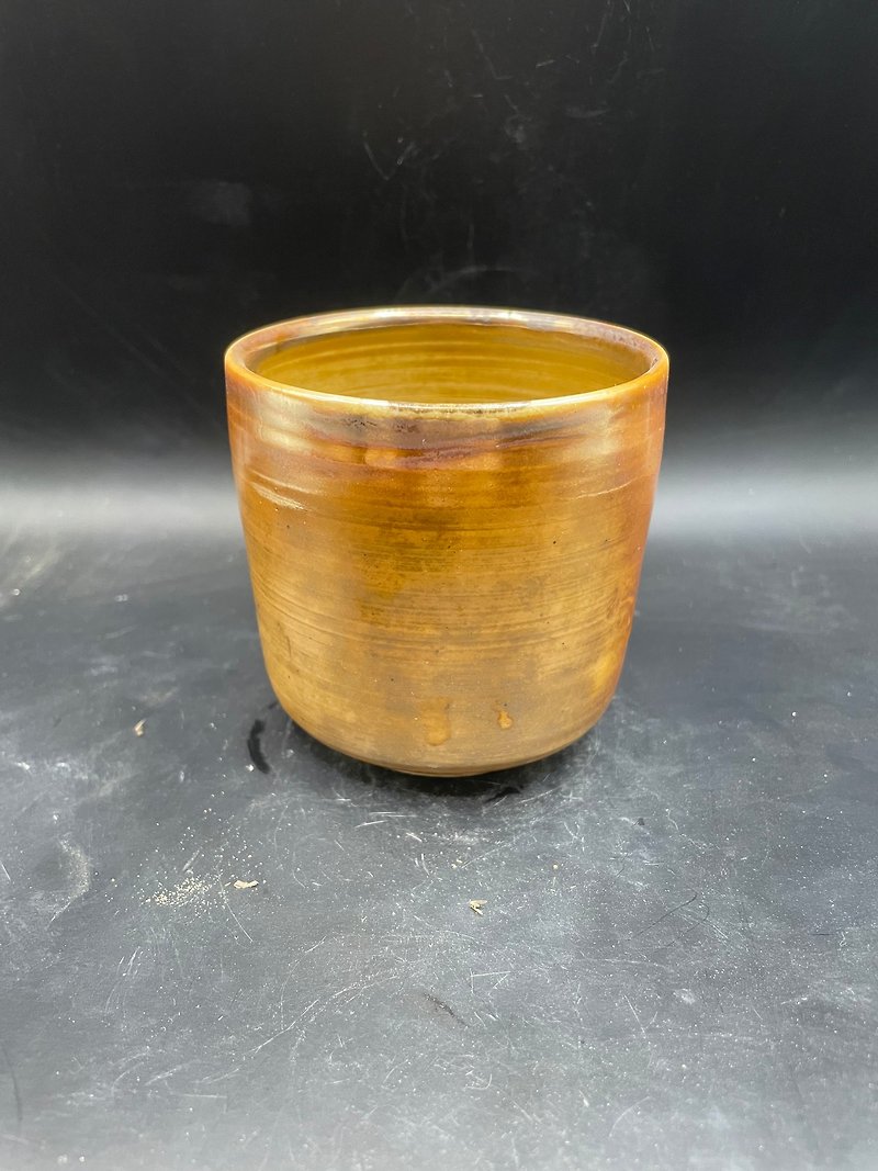 Wood-burning gold and silver colored cups - แก้ว - เครื่องลายคราม สีทอง