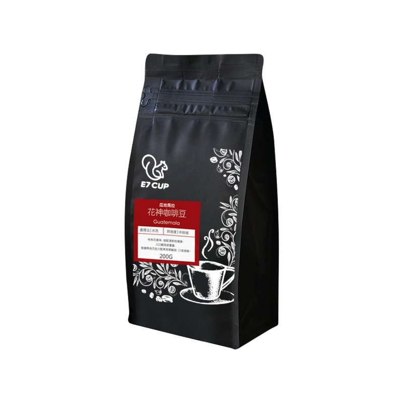 E7CUP Guatemala Flore Coffee Bean Cocoa Flower Perfume Wash SHB Medium Roast (200G) - กาแฟ - วัสดุอื่นๆ 