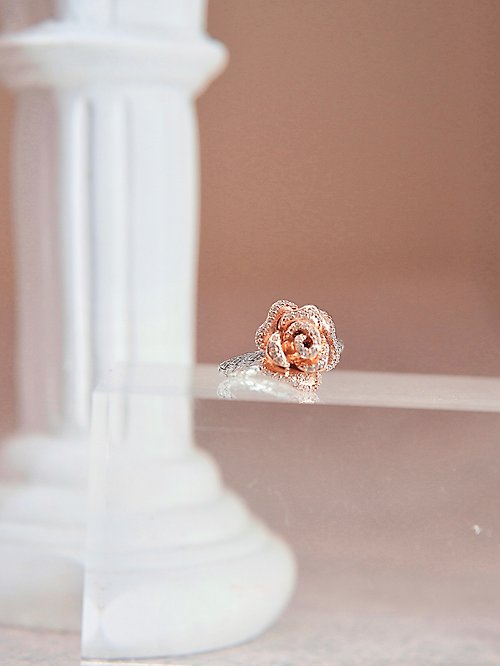 Lafit 唯一薔薇-意大利製精緻工藝玫瑰戒指 女生儀式感禮物