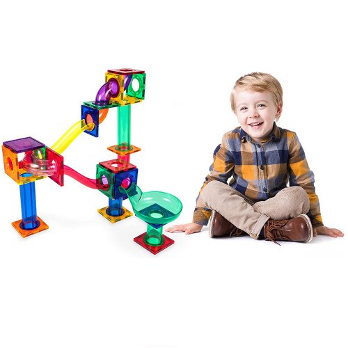 Magnatiles x 畢卡索 x 國家地理 x jellystone PicassoTiles磁力積木-迷宮軌道50pcs