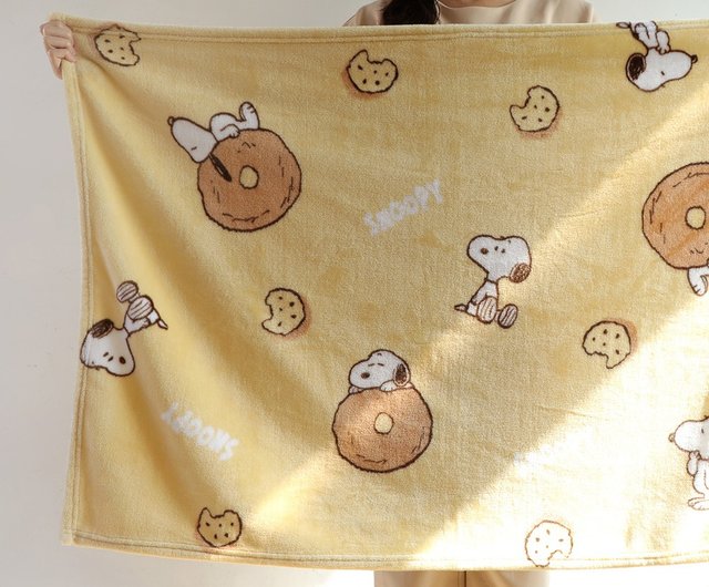 Peanuts Snoopy Blanket Donut-Snoopy Air Conditioning Blanket Warm Blanket  Four Seasons Blanket Flannel